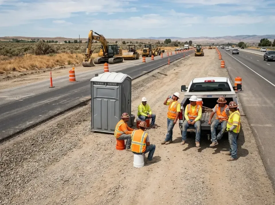 highway-road-construction-crew-007 — frequently asked questions, Porta Potty and Restroom Rentals in Billings, MT